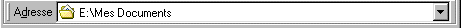Barre d'adresse